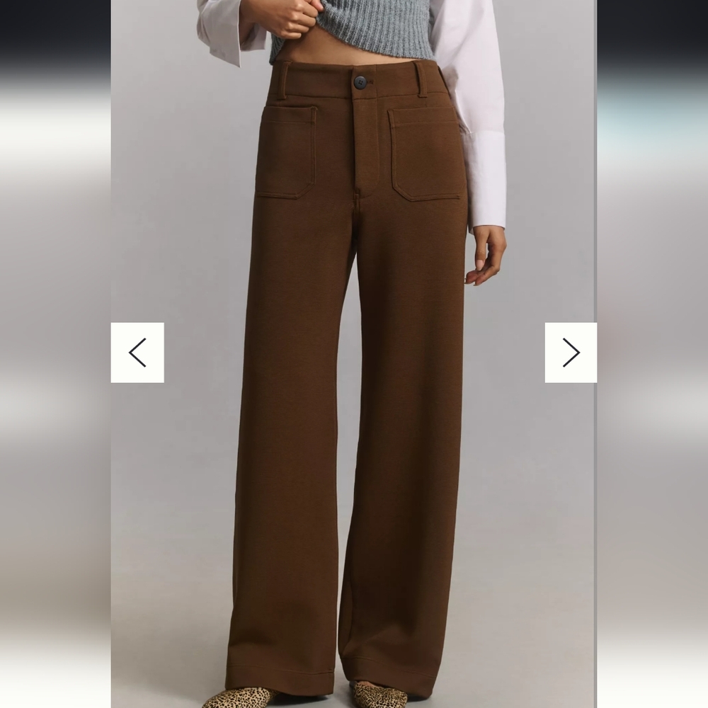 The Colette Full-Length Wide-Leg Pants, Maeve